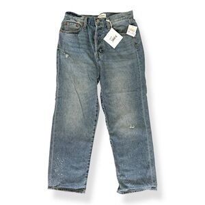 Pistola Cassie crop tiki vintage distressed wash jeans